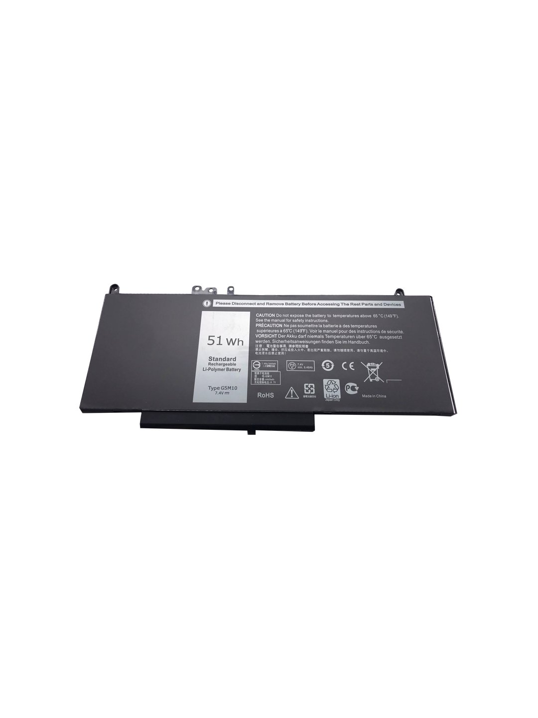 dell Dell Latitude E5450 15.6 inch 51wh screen_size: 15.6inch | power: 7.4v | capacity: 51wh