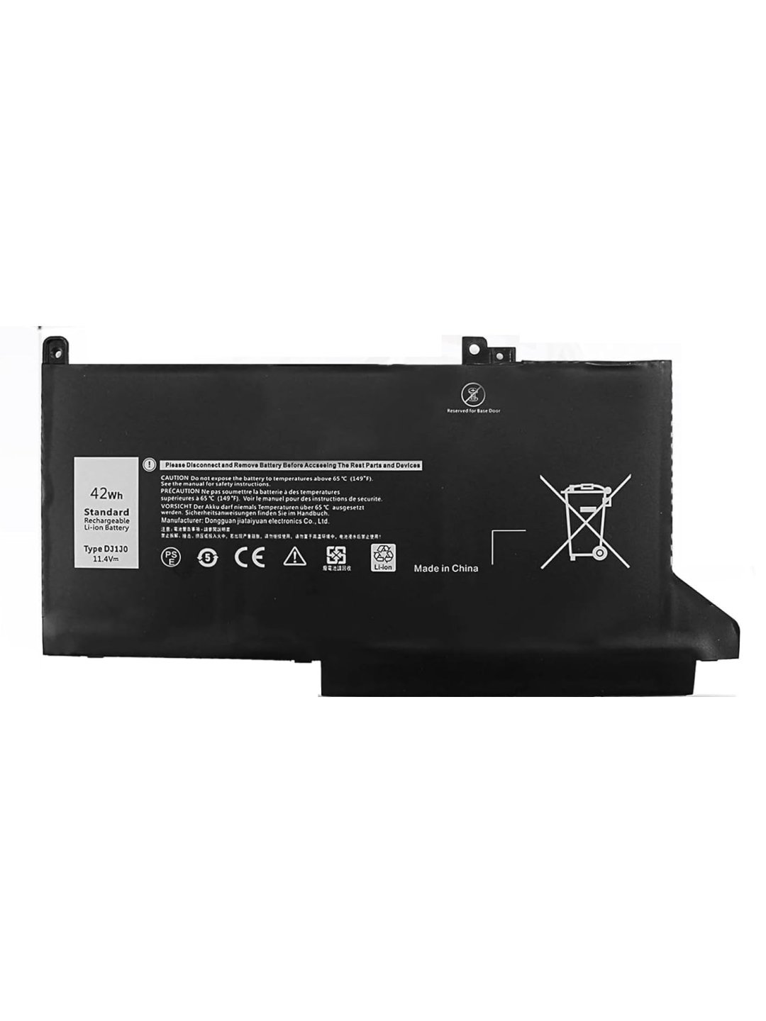 dell Dell DJ1j0 42Wh 42wh capacity: 42wh