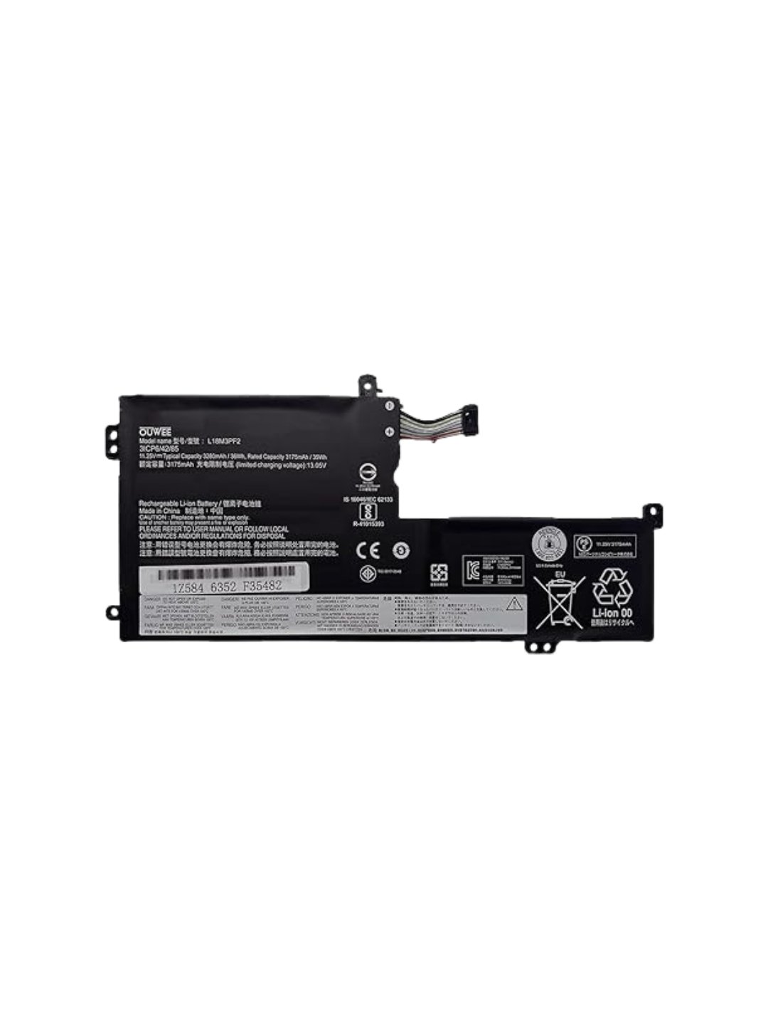 lenovo Lenovo L18m3pf2 battery: 3200mah